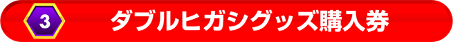 3 ダブルヒガシグッズ購入券