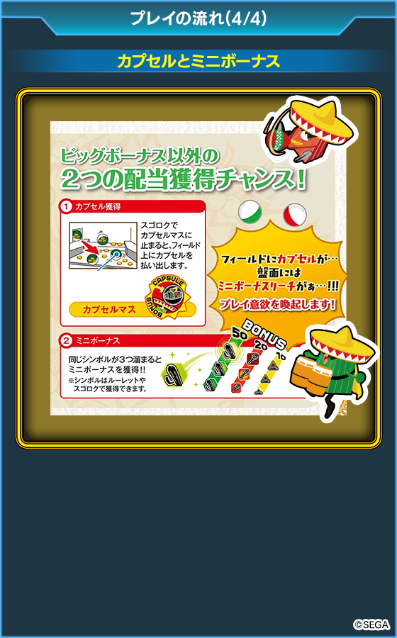 ガチャマンボ!Jr.のゲーム画面