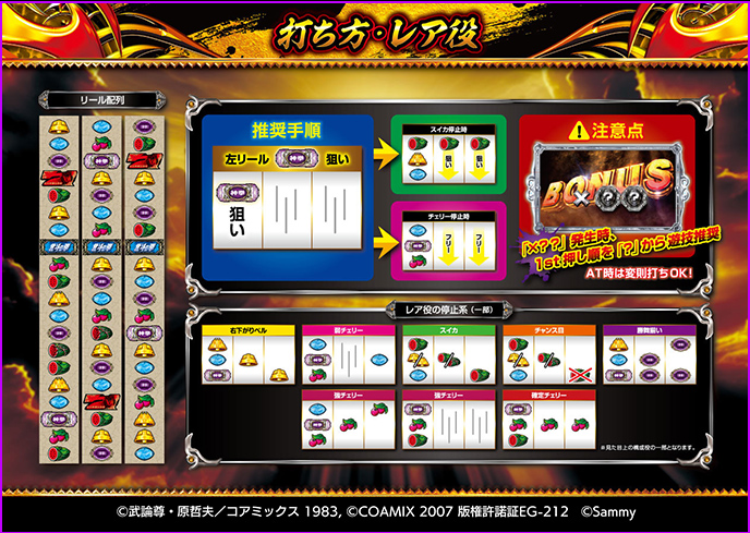 パチスロ北斗の拳 転生の章2のゲーム画面