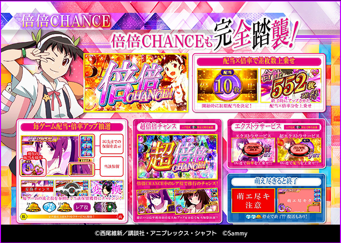 スマスロ化物語のゲーム画面